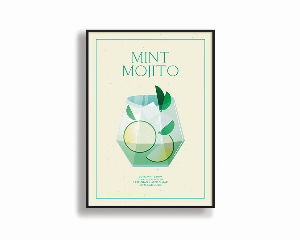 Mint Mojitonordic style wall decor