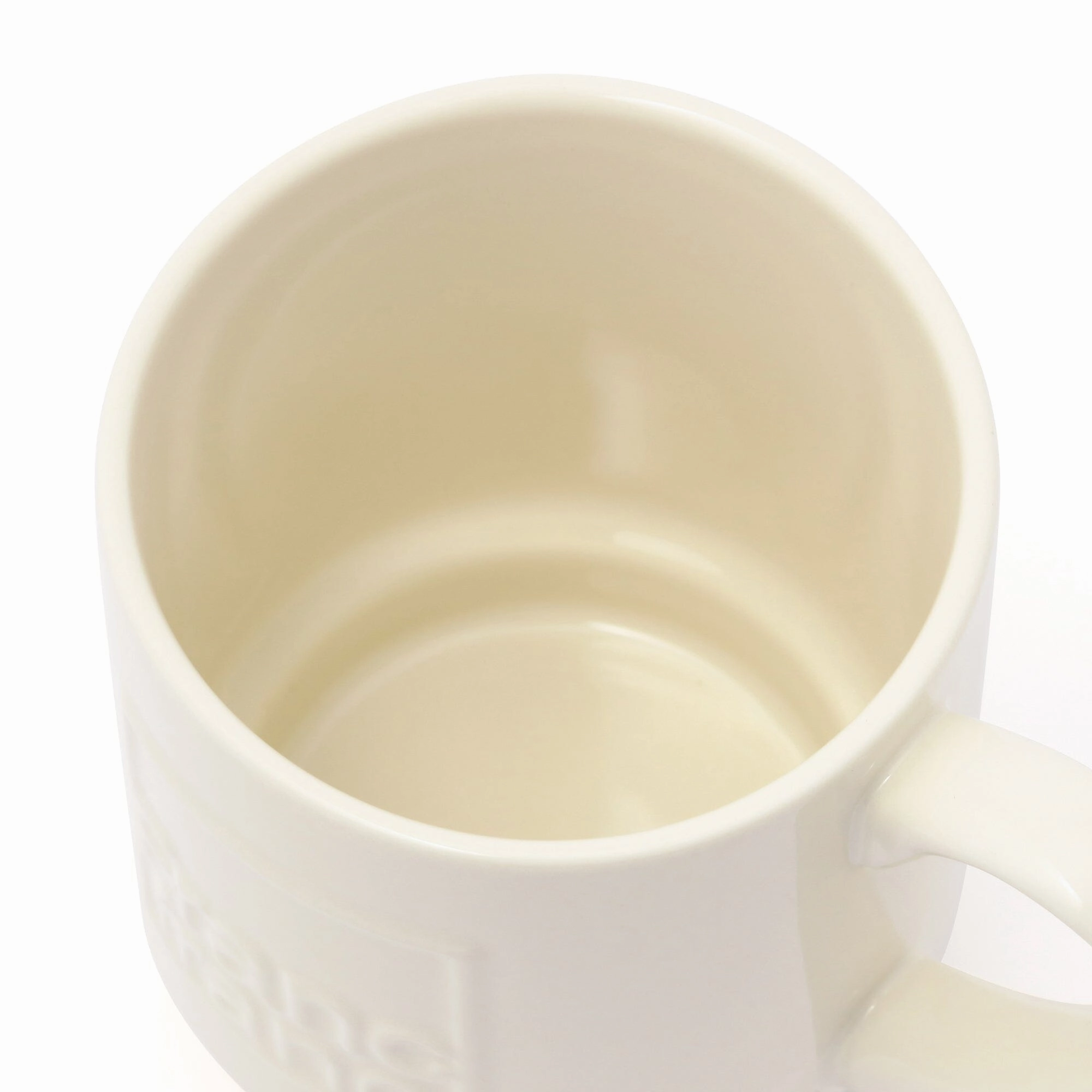 Mio Mug Logo White