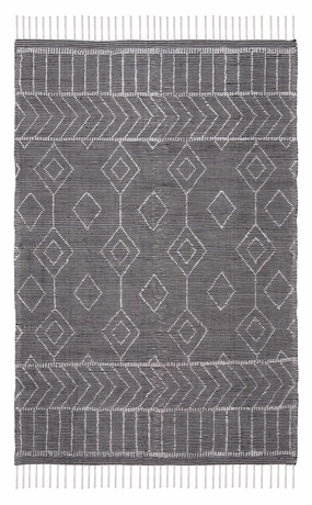 Mirabelle Black Indoor Outdoor Rug *NO RETURNS UNLESS FAULTYmodern color block patchwork rug