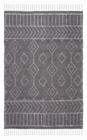 Mirabelle Black Indoor Outdoor Rug *NO RETURNS UNLESS FAULTYmodern color block patchwork rug