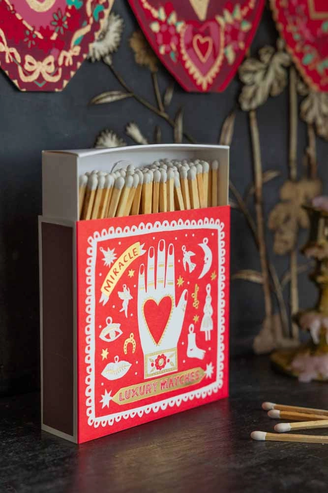 Miracle Luxury Matches by The Printed Peanutscented candle ,decorative candle 
