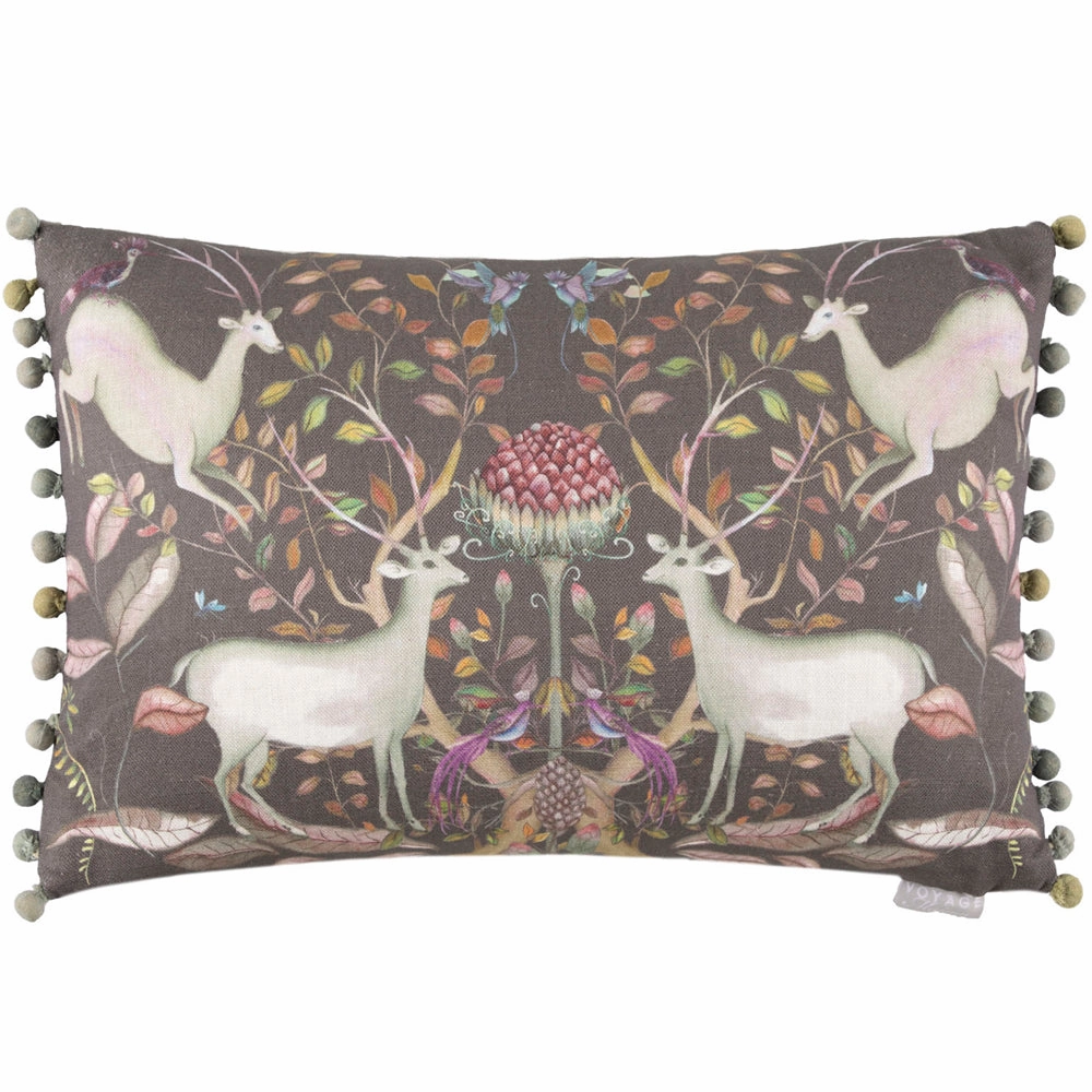 Mirthra Printed Feather Cushion Willow