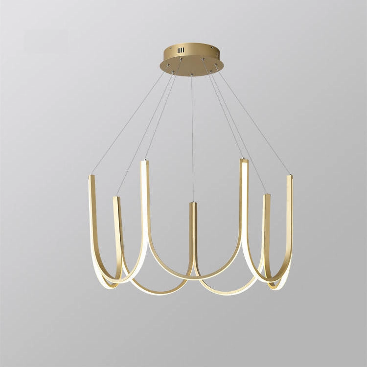 Modern Art Deco U Shape Chandelier