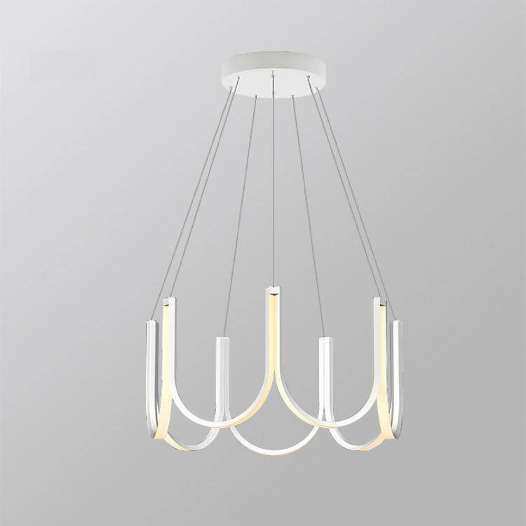 Modern Art Deco U Shape Chandelier