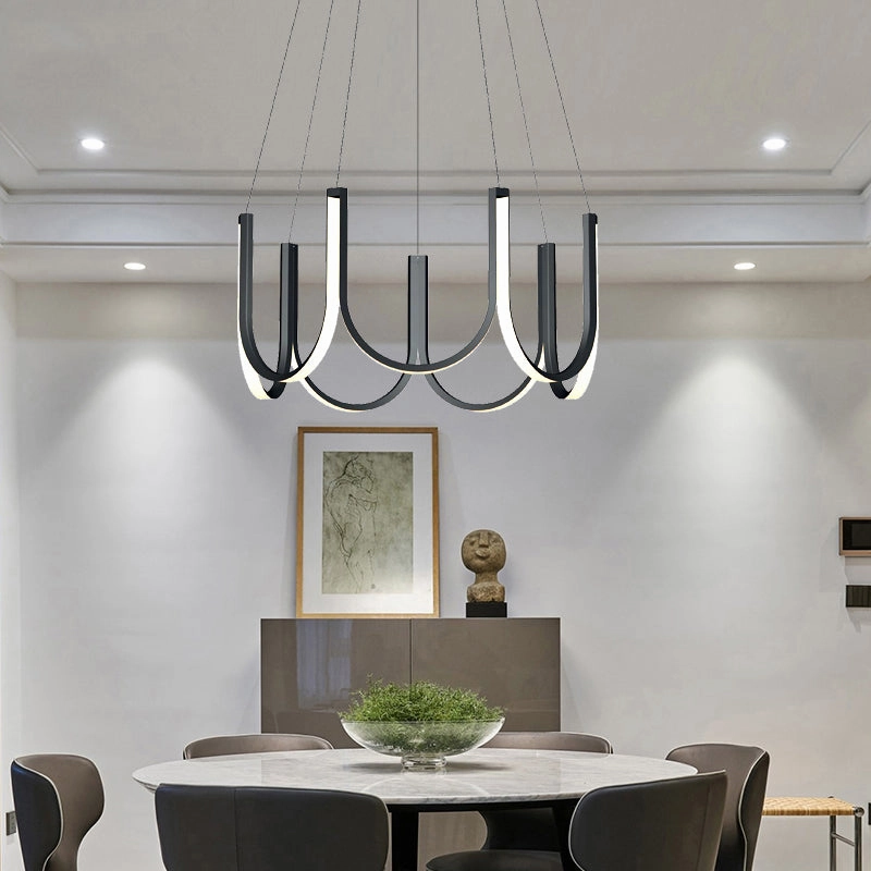 Modern Art Deco U Shape Chandeliertable lamp,smart table lamp