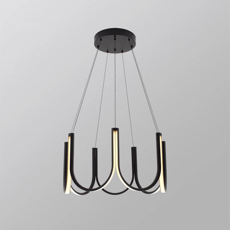 Modern Art Deco U Shape Chandelier