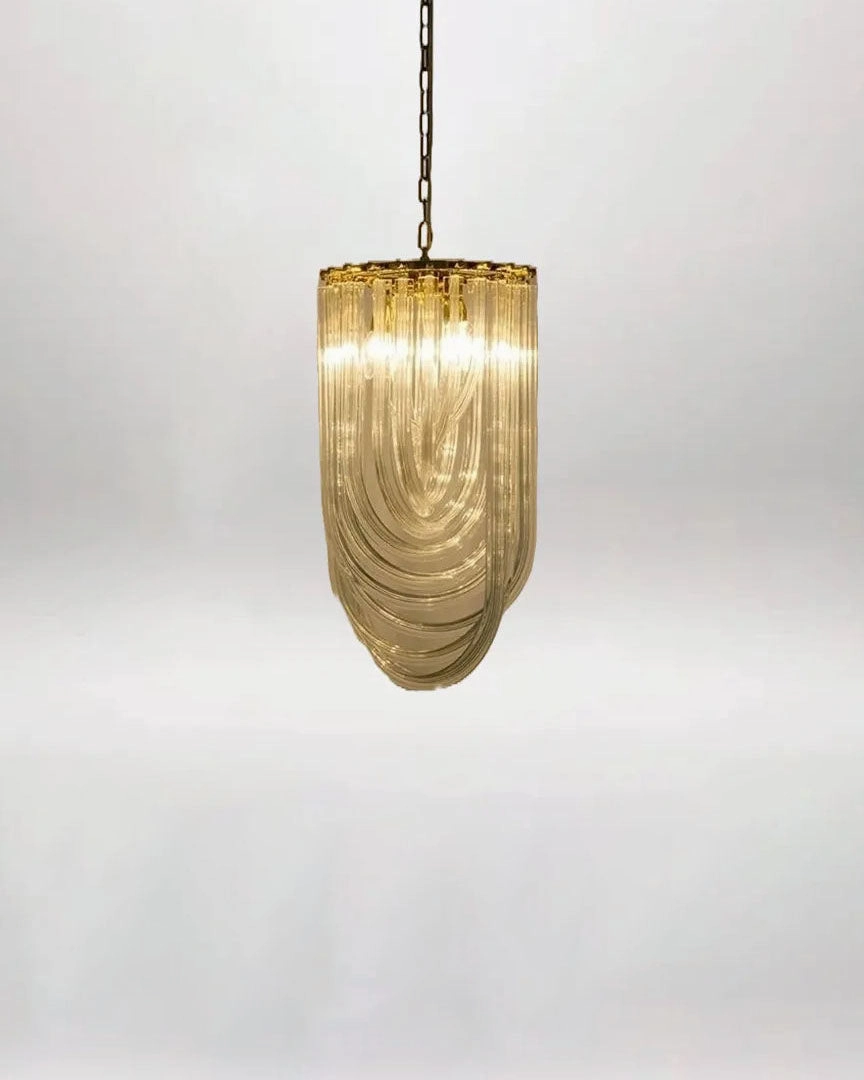 Modern Cascade Fringe Chandelier