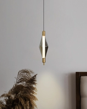 Modern Dimond Shape Smoke Pendant Lightmodern wall lamp,smart wall lamp