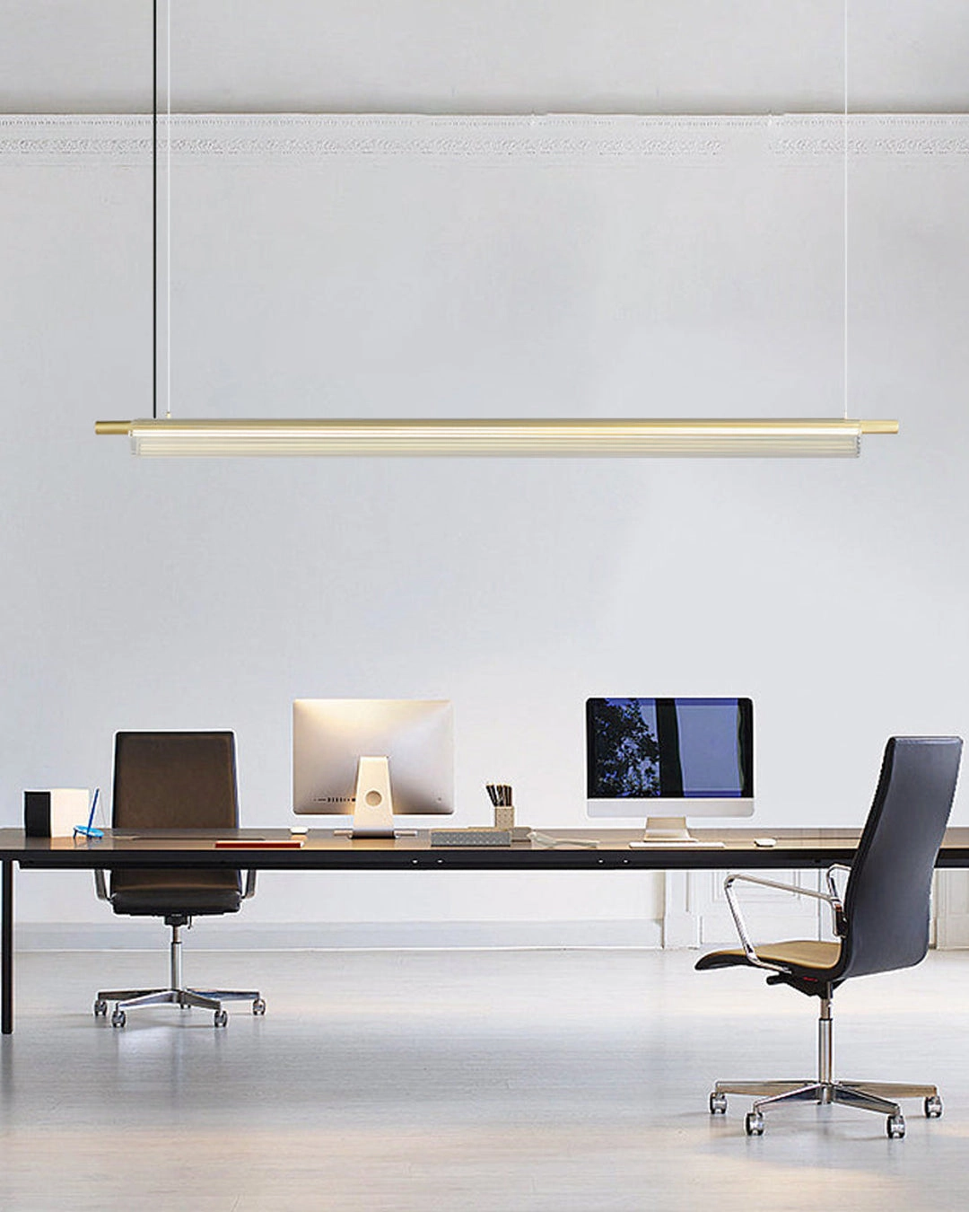 Modern Linear Handing LED Pendant lights - Gold