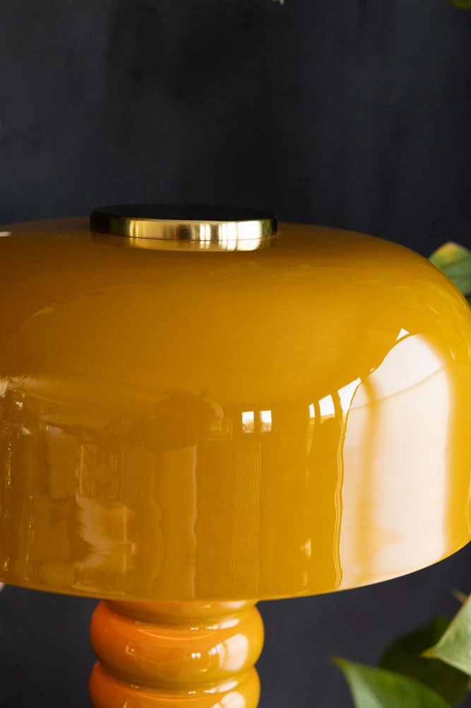 Modern Metal Mustard Table Lamp