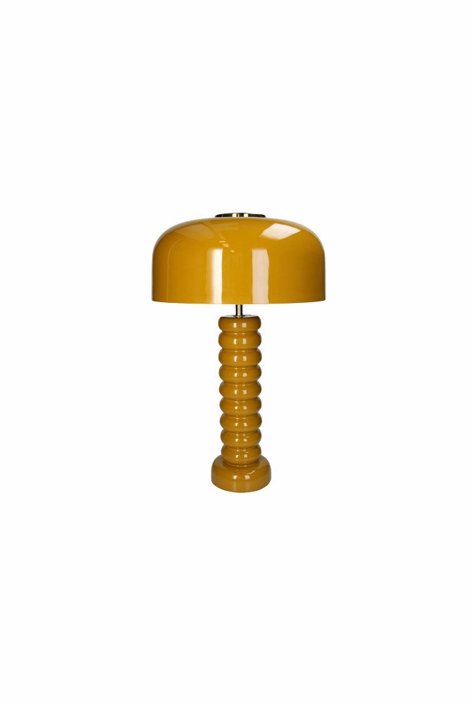 Modern Metal Mustard Table Lamp