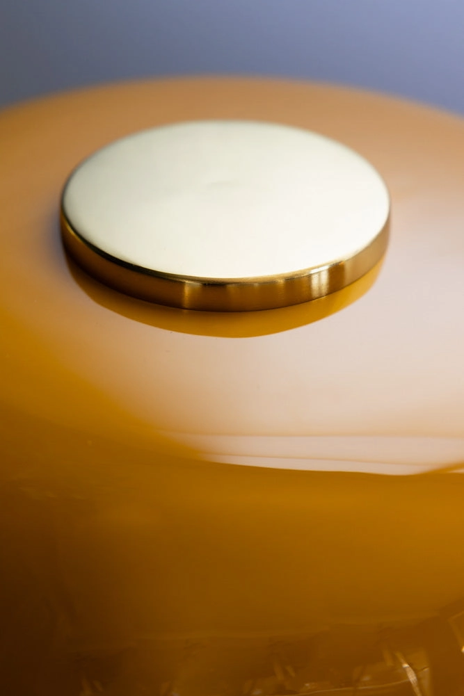 Modern Metal Mustard Table Lamp
