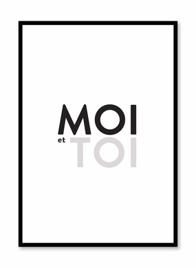 Moi et Toi, Posterpop culture themed posters