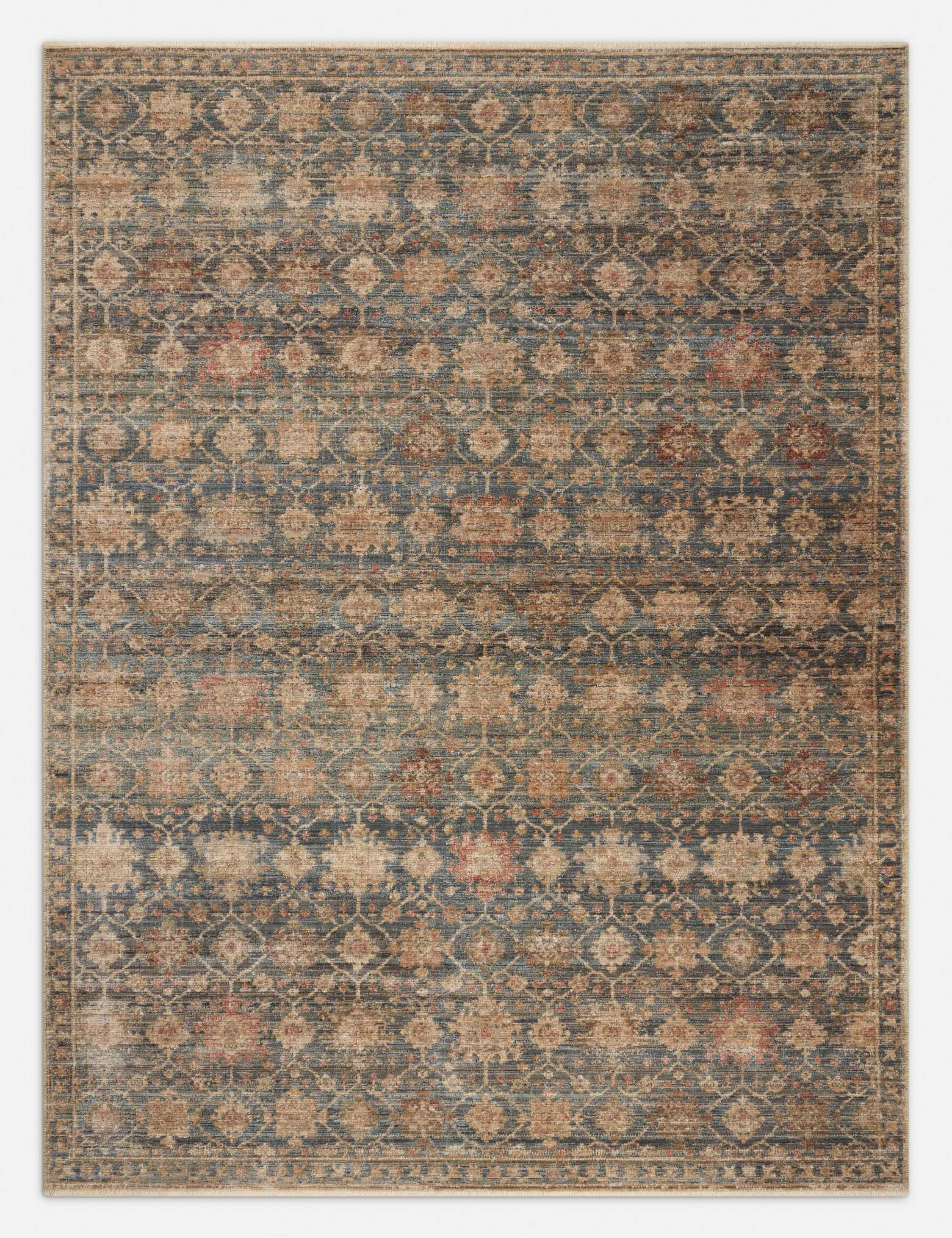 Molly II Rug by Amber Lewis x Loloimodern color block patchwork rug