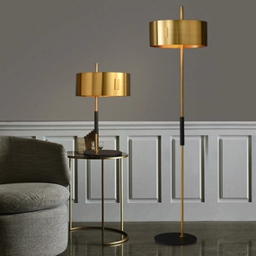 Mondo Gold and Black Floor Lamptable lamp,smart table lamp