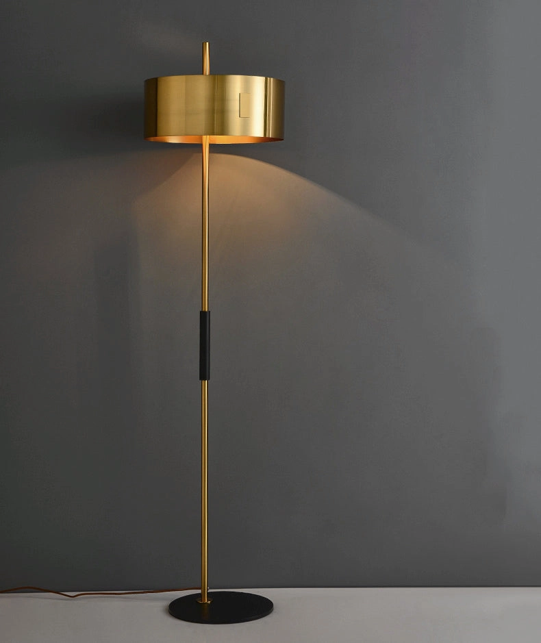 Mondo Gold and Black Floor Lamp