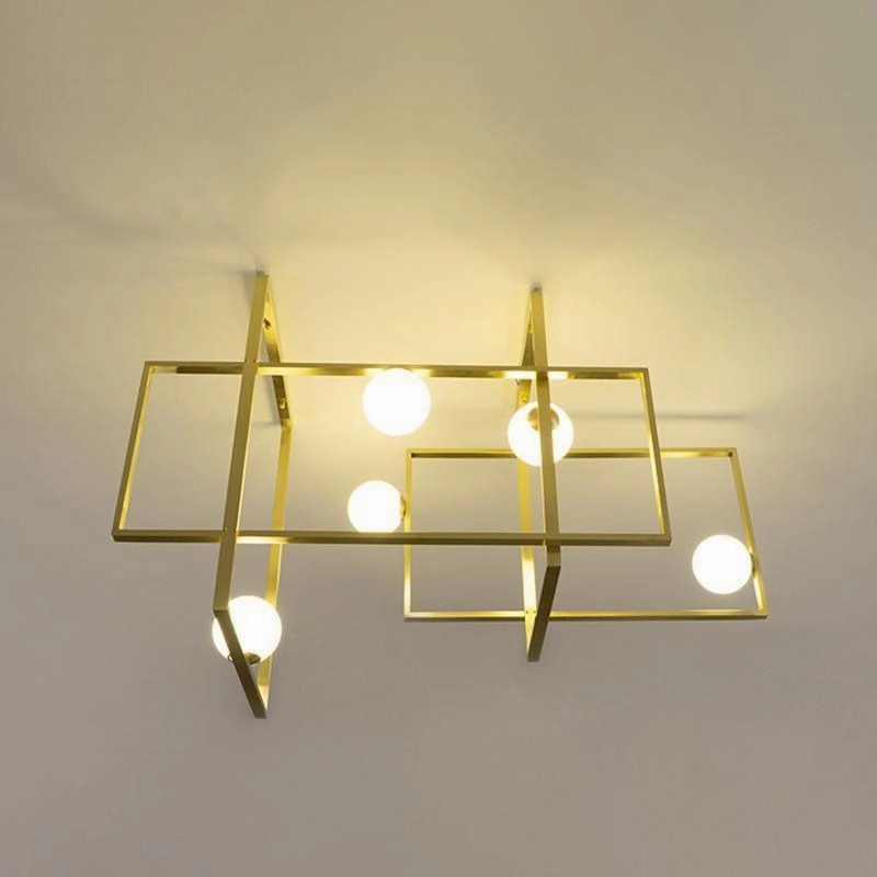 Mondrian Glass Ceiling Light