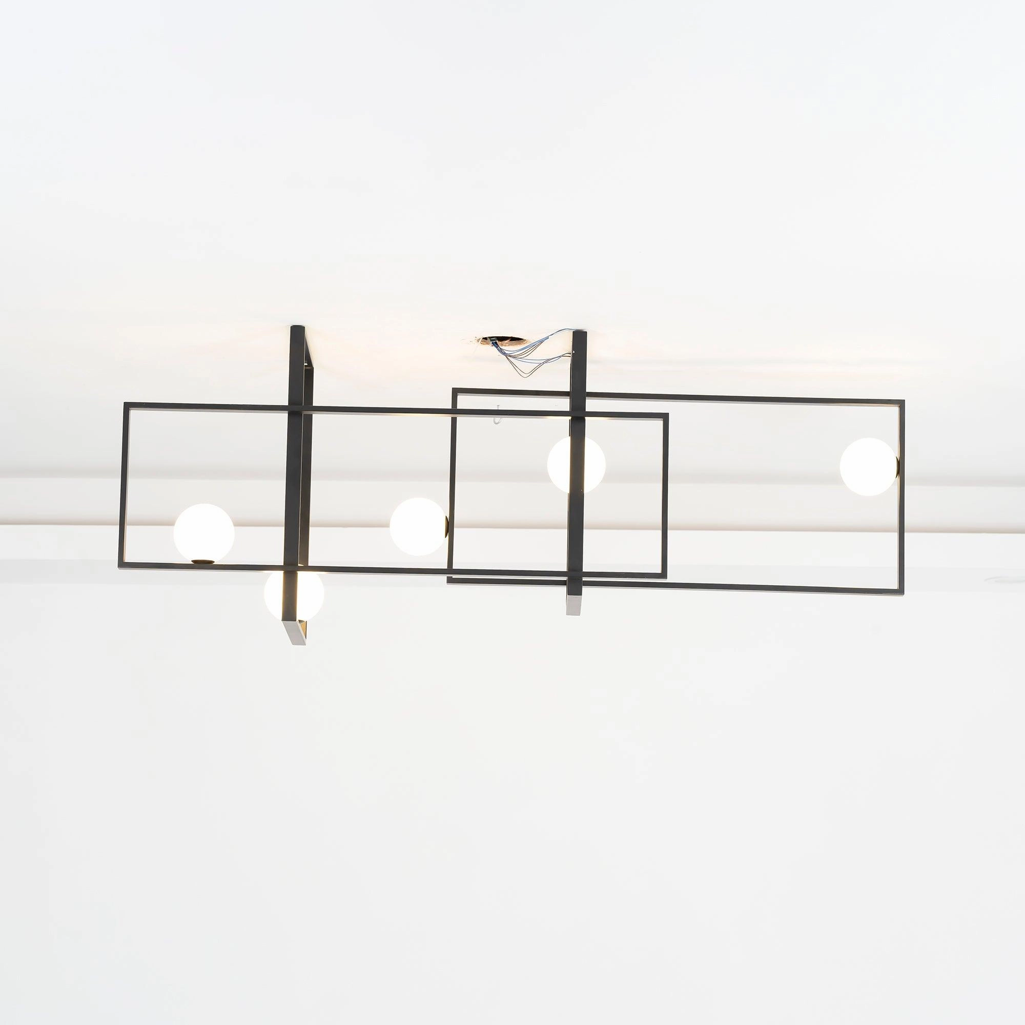 Mondrian Glass Ceiling Light