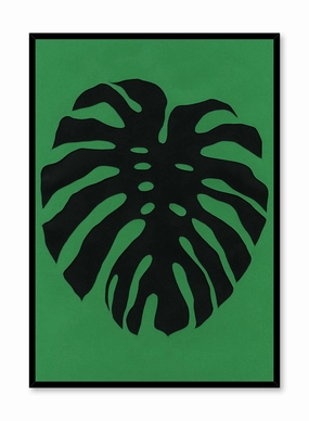 Monstera Leaf, Posterpop culture themed posters