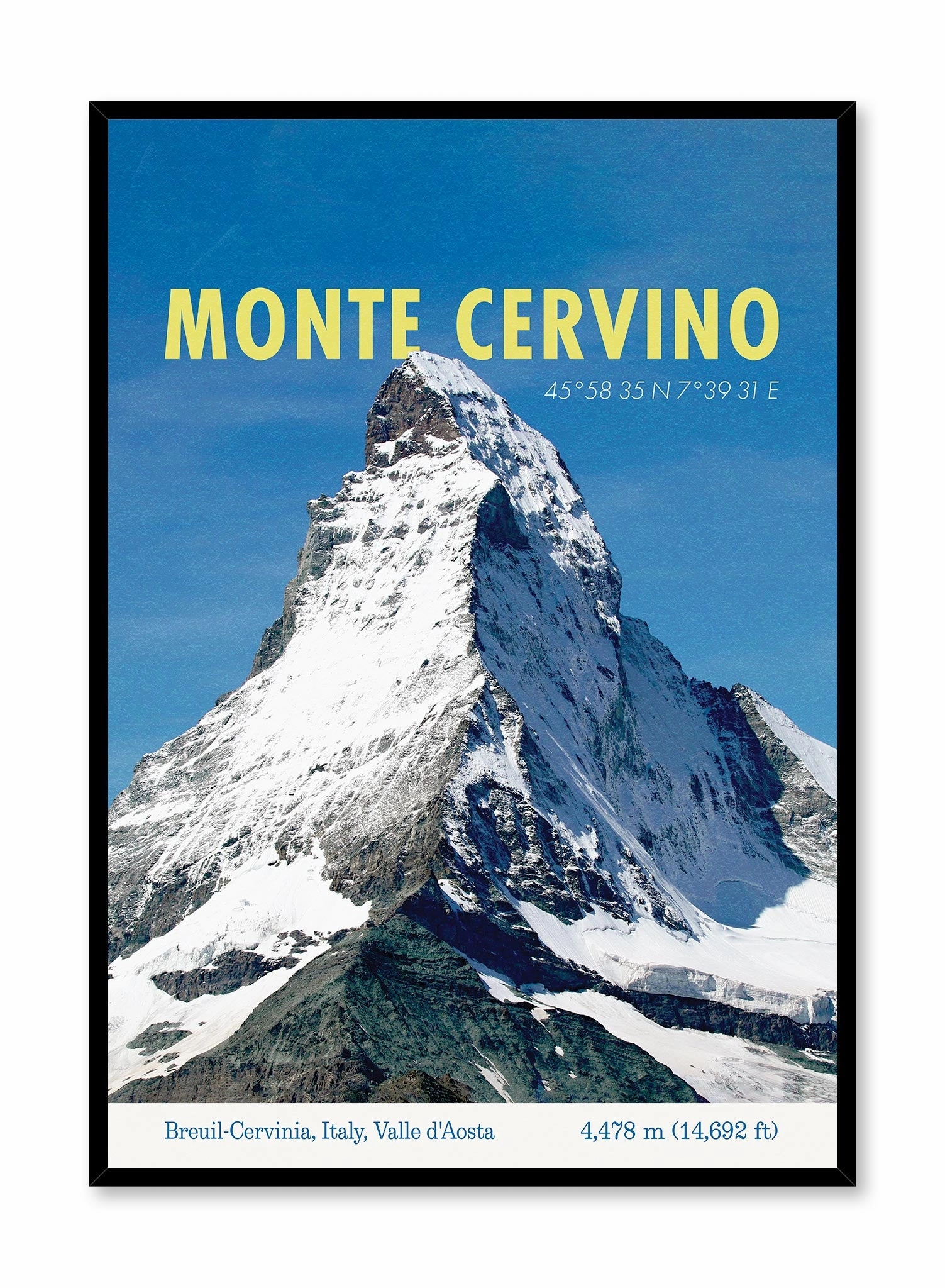 Monte Cervino, Posterpop culture themed posters