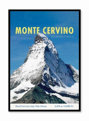 Monte Cervino, Posterpop culture themed posters
