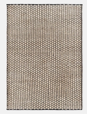 Montoya Handwoven Jute Rugmodern color block patchwork rug
