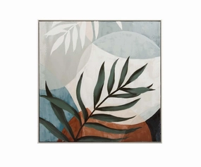 Moonlit Palm Oil Paintingnordic style wall decor