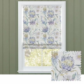 Moorehaven Printed Cotton Made to Measure Roman Blinds Skylarkbedding sets ,throw blankets 