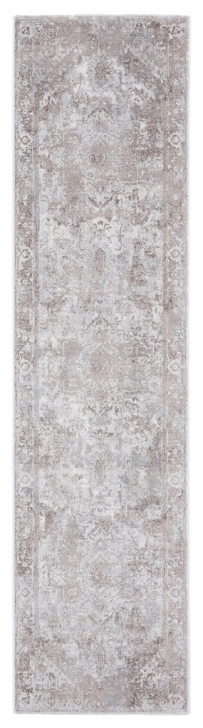 Morgan Beige and Brown Transitional Distressed Medallion Runner Rug *NO RETURNS UNLESS FAULTYmodern color block patchwork rug