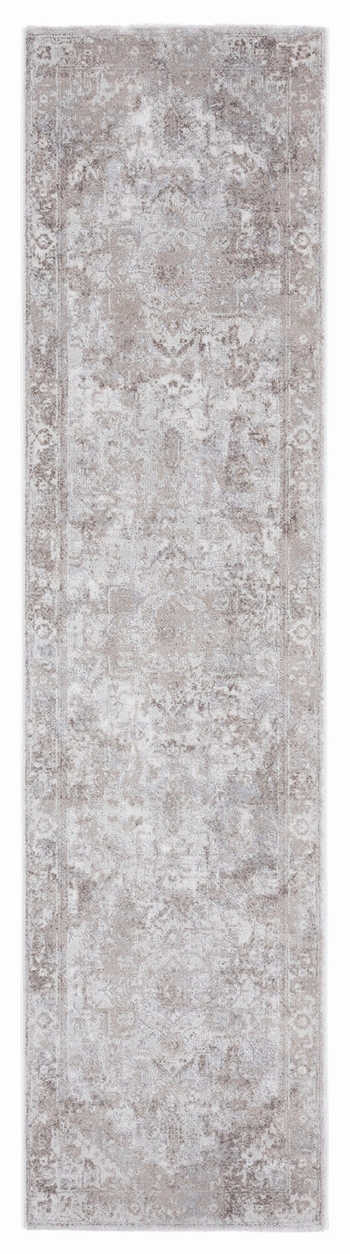 Morgan Beige and Brown Transitional Distressed Medallion Runner Rug *NO RETURNS UNLESS FAULTYmodern color block patchwork rug