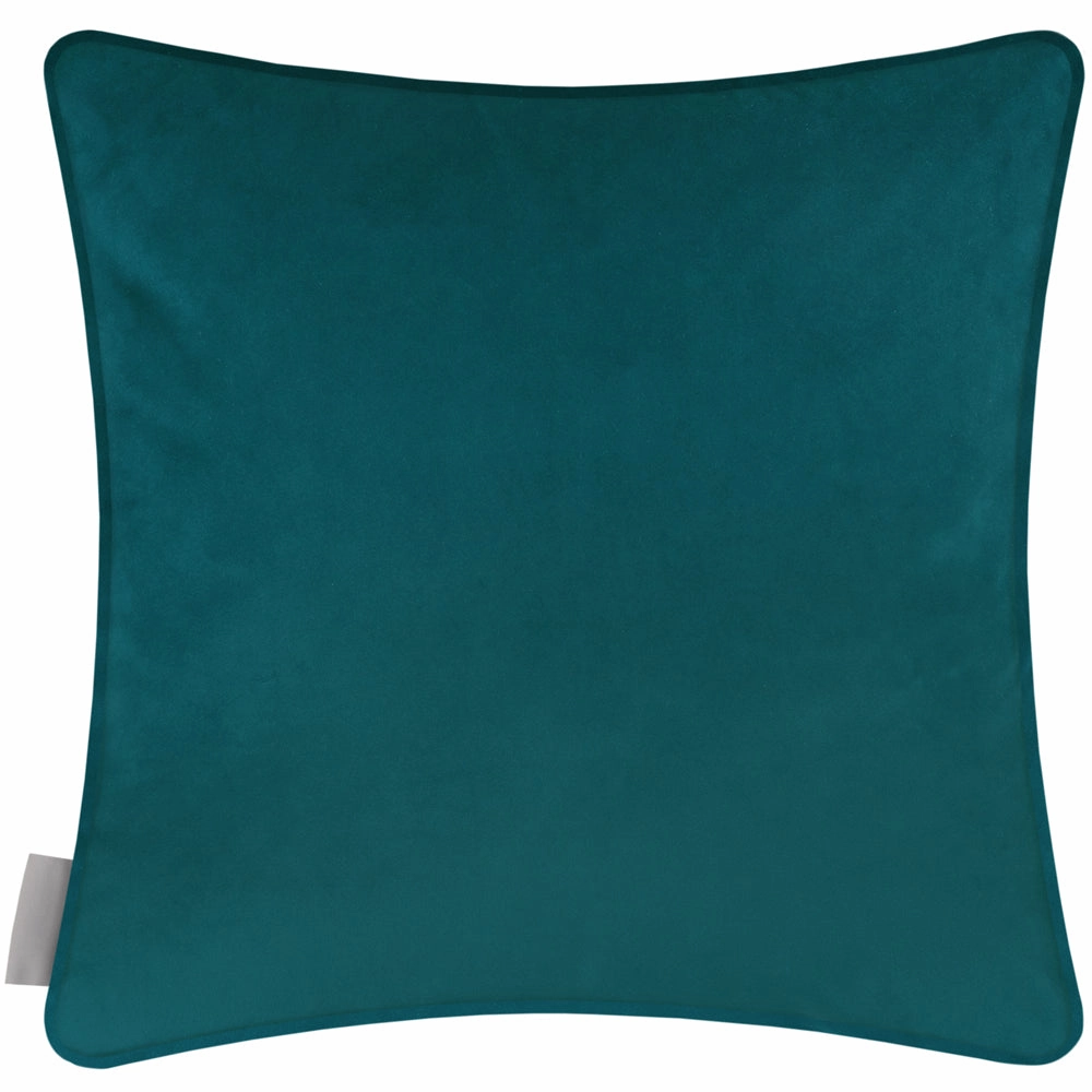 Morning Chorus Printed Square Cushion Cream