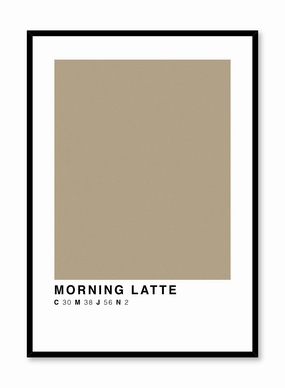 Morning Latte, Posterpop culture themed posters