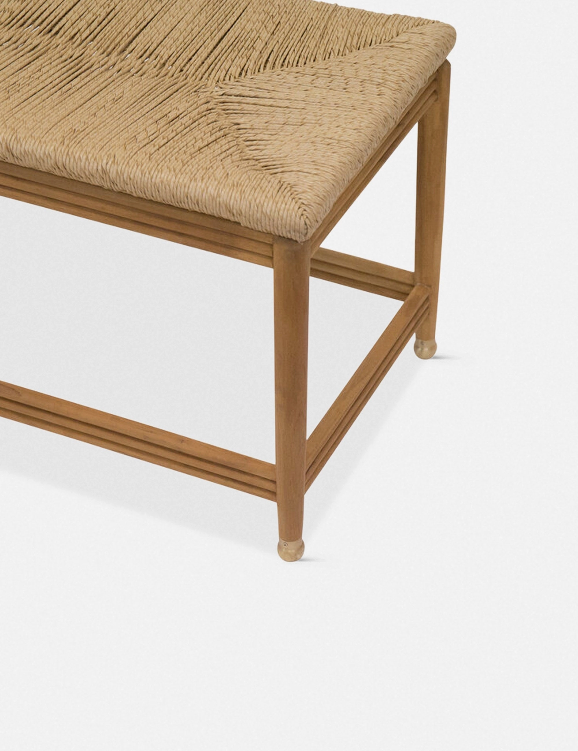 Morris & Co. Kelmscott Rush Indoor / Outdoor Bench