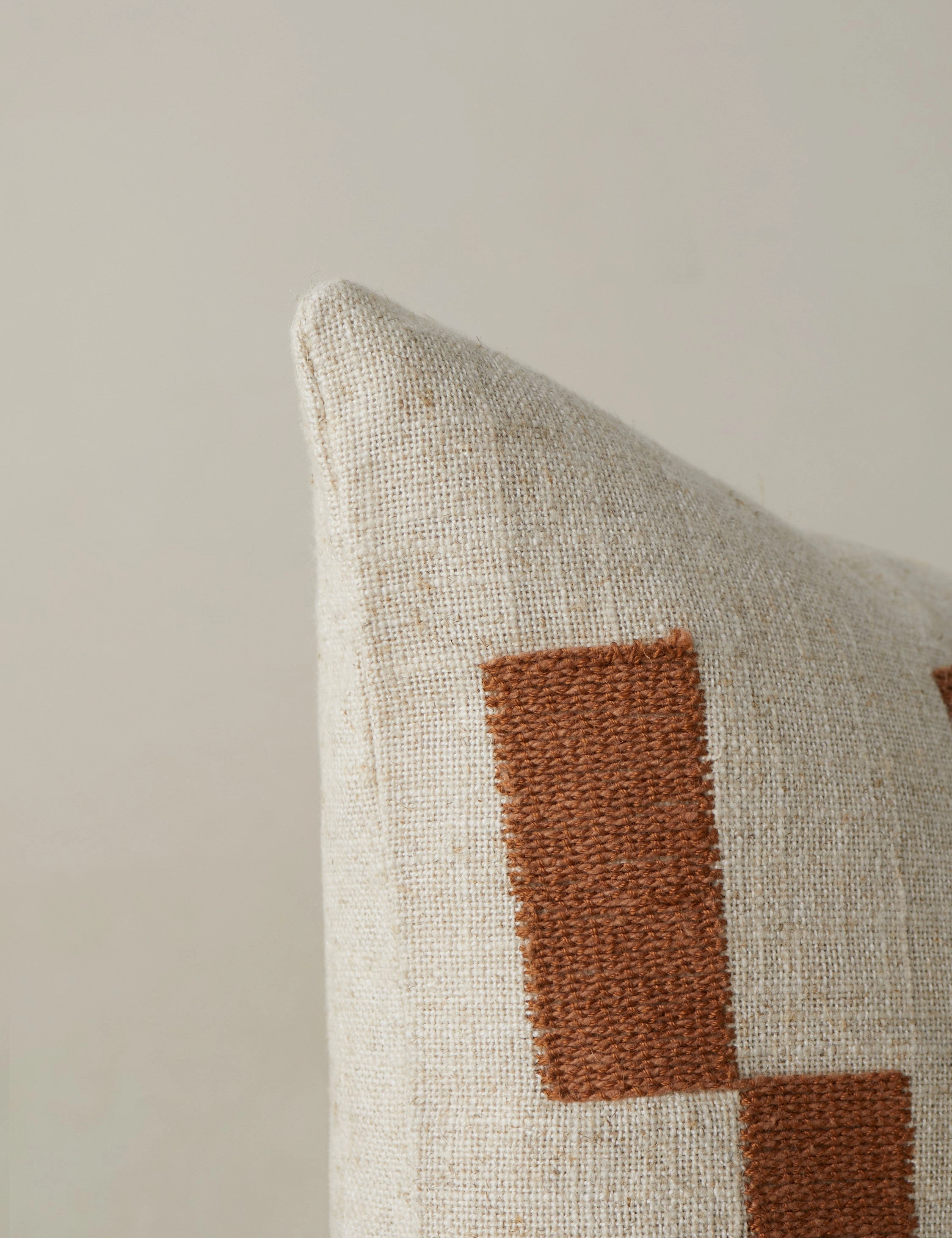 Mosaic Embroidered Pillow by lan Byrd
