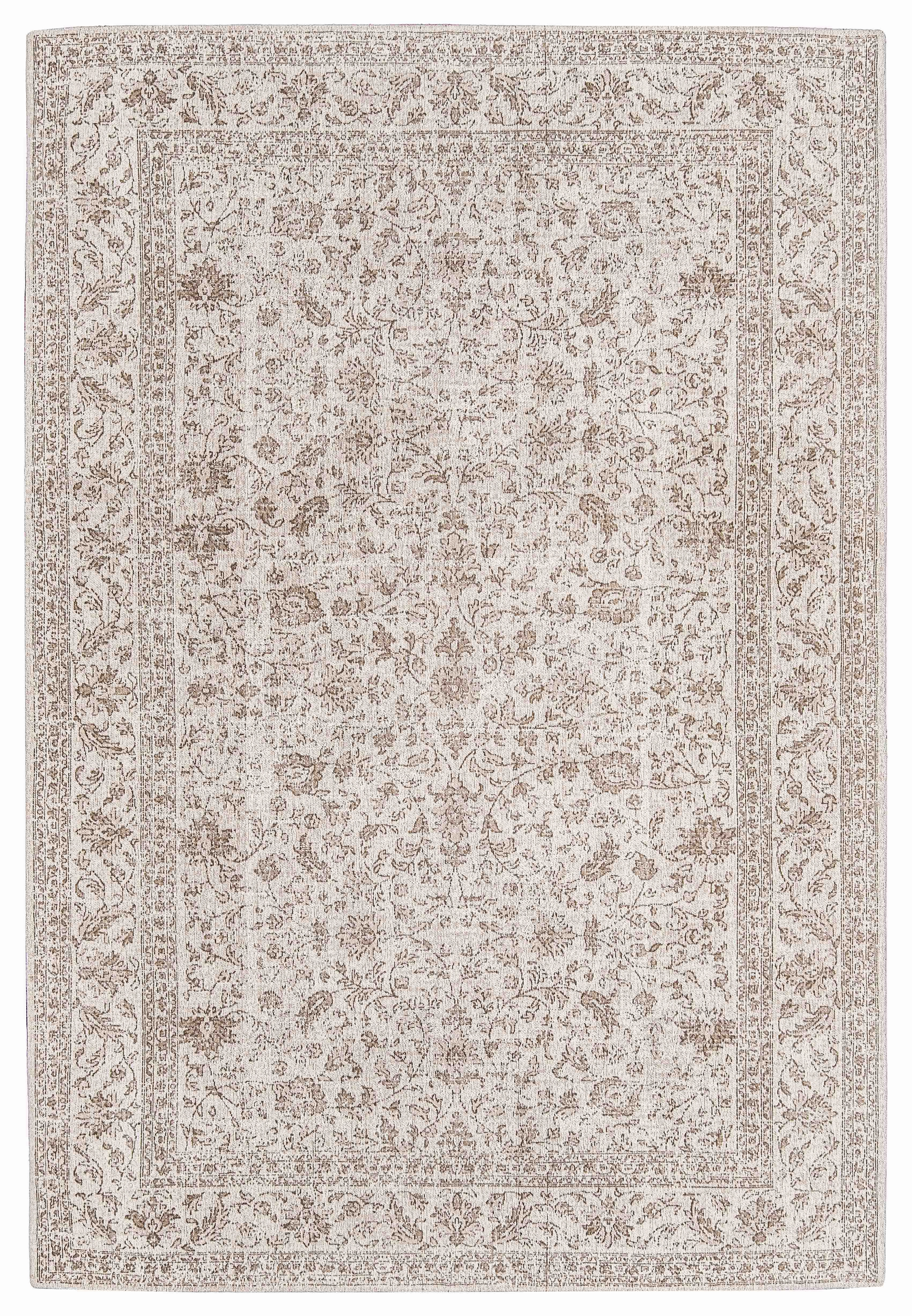Moselle Beige and Brown Floral Distressed Rugmodern color block patchwork rug