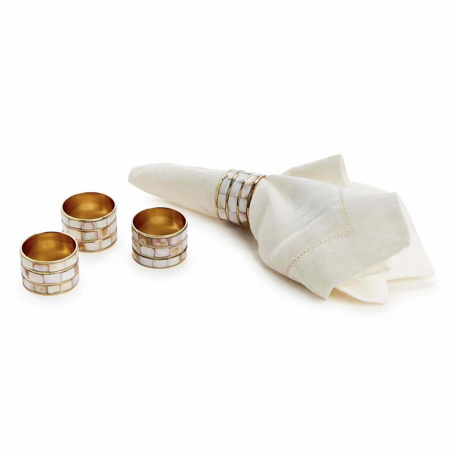 Mother Pearl Nap Ring Holder