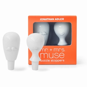 Mr. & Mrs. Muse Bottle Stopper Setmodern kitchen decor ,kitchen dinner set ,dinnerware 