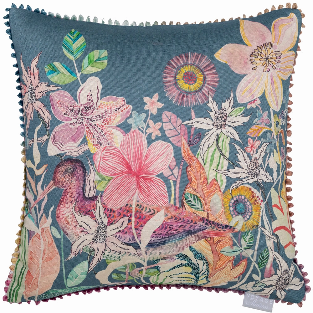 Mr Snipe Printed Cushion Twilight