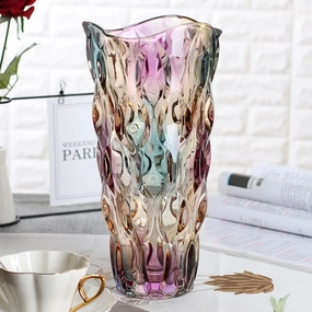 Multicoloured Glass Vasehome decor ,wall decor 