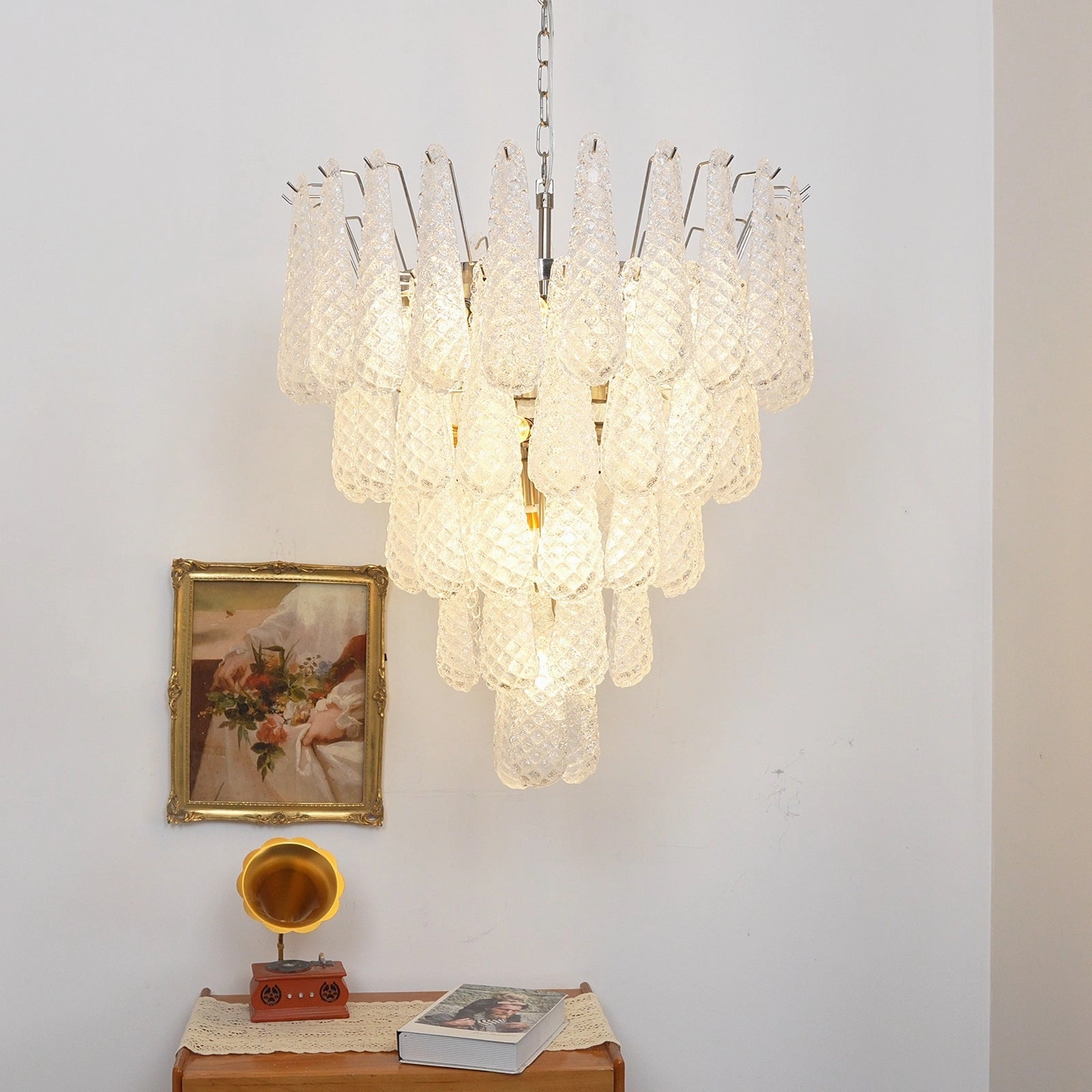Murano Glass Dewdrop Chandelier