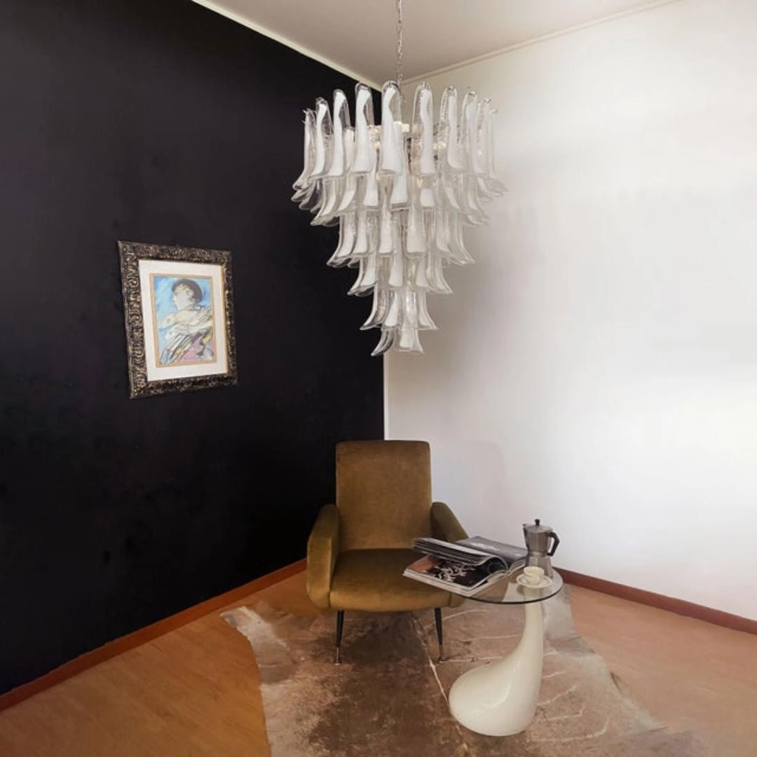 Murano Glass Petals Chandelier