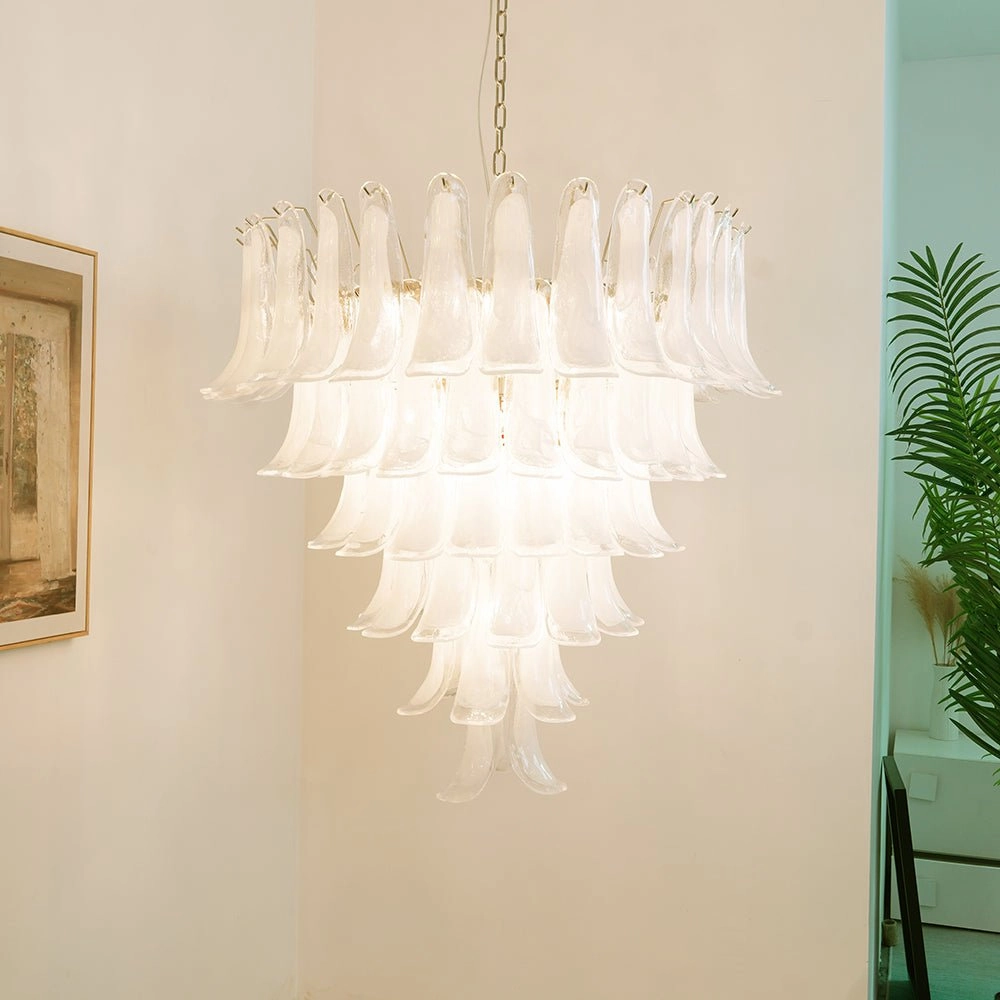 Murano Glass Petals Chandelier