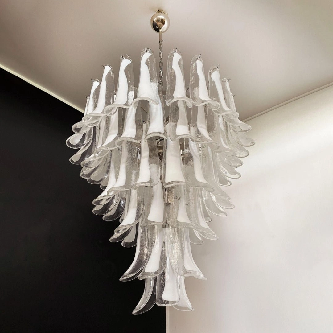 Murano Glass Petals Chandelier