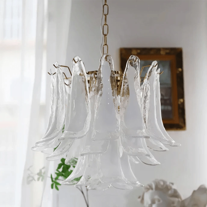 Murano Glass Petals Chandelier