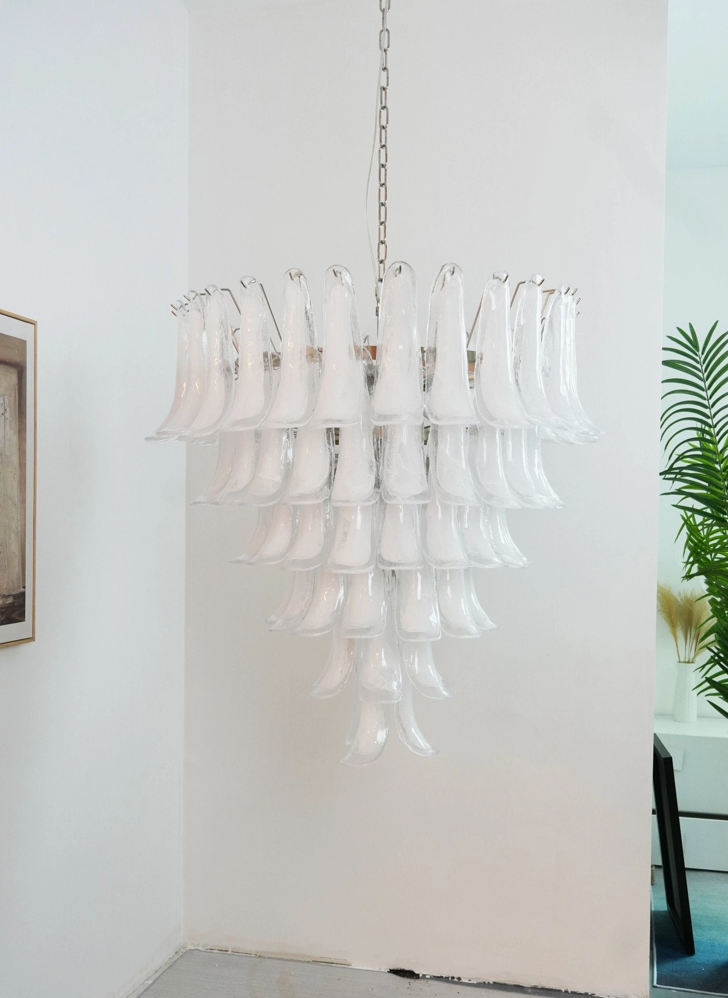 Murano Glass Petals Chandelier