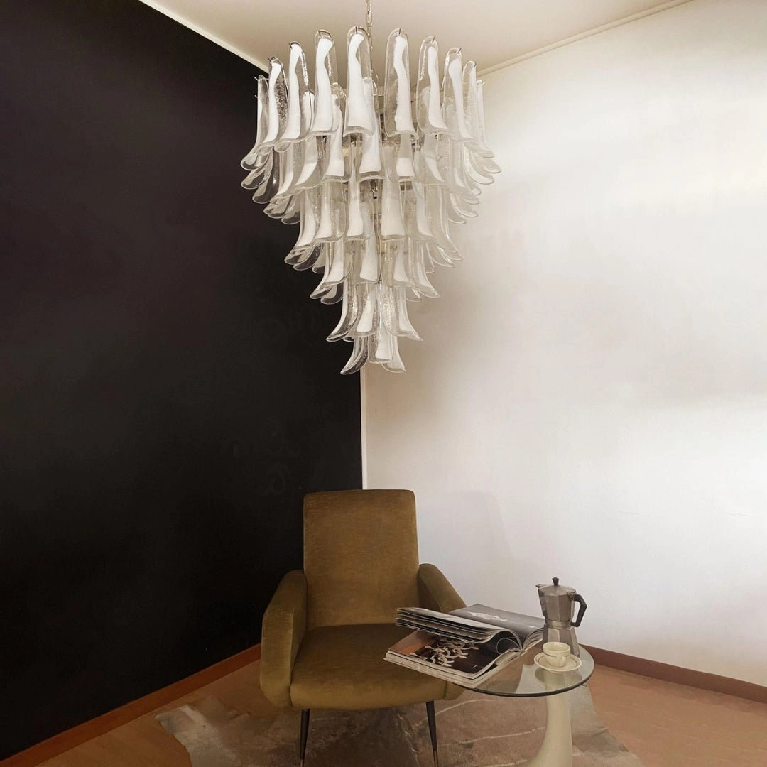 Murano Glass Petals Chandelier
