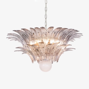 Murano Palmette Transparent Chandelierrustic chandelier,bedroom chandelier 