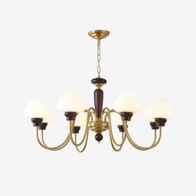Mushroom Cap Chandelierrustic chandelier,bedroom chandelier 