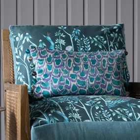 Nada Printed Cushion Emeraldbedding sets ,throw blankets 