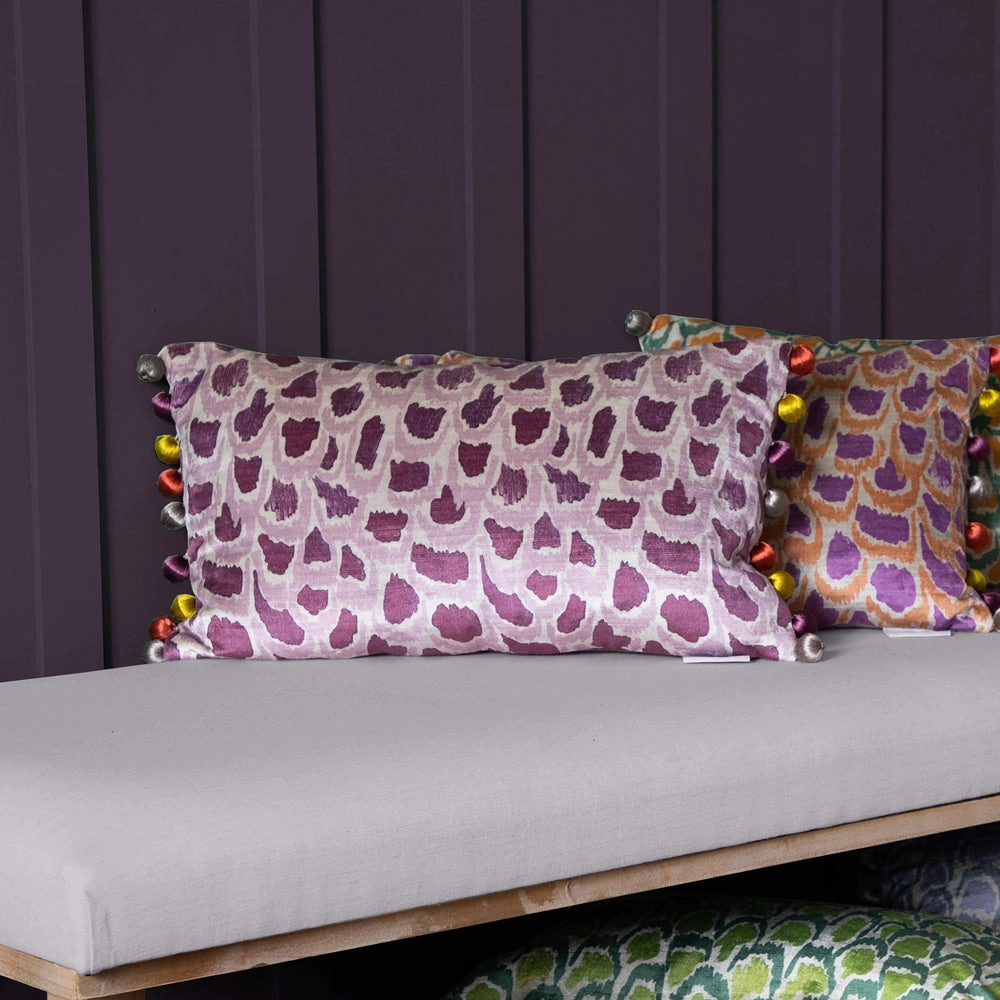 Nada Printed Feather Cushion Amethystbedding sets ,throw blankets 
